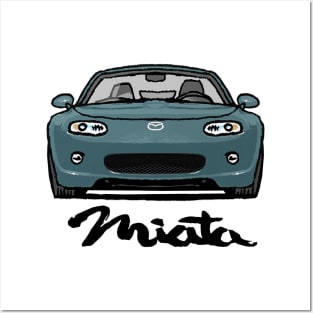 MX5 Miata NC1 Icy Blue Posters and Art